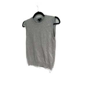 J. Crew Women's Size S Grey Sleeveless Stretch Knit Tank Top